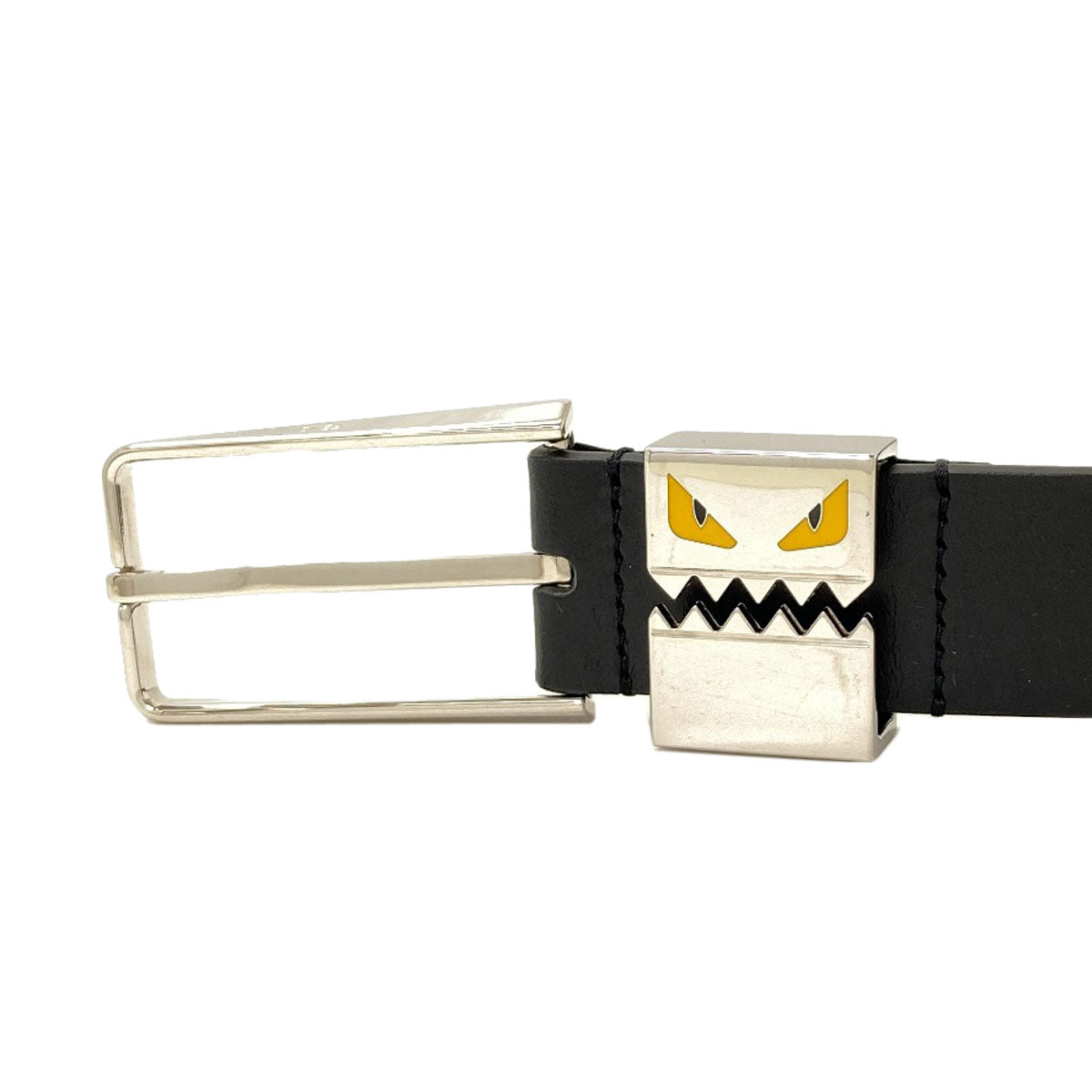 FENDI monster belt Leather mens [Used]
