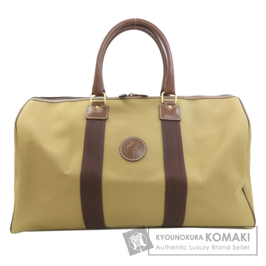 HUNTING WORLD logo Boston bag Canvas Ladies [Used]
