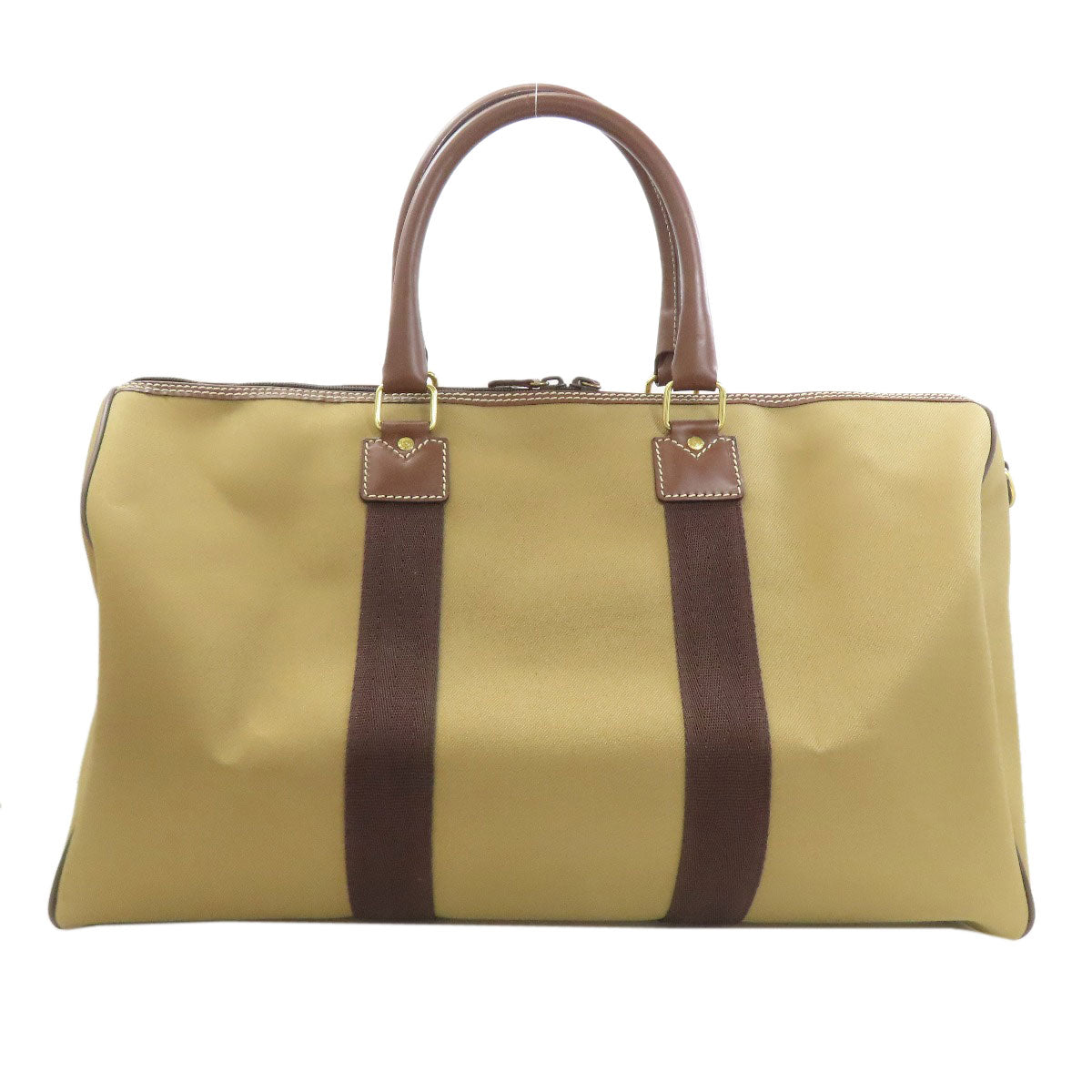 HUNTING WORLD logo Boston bag Canvas Ladies [Used]