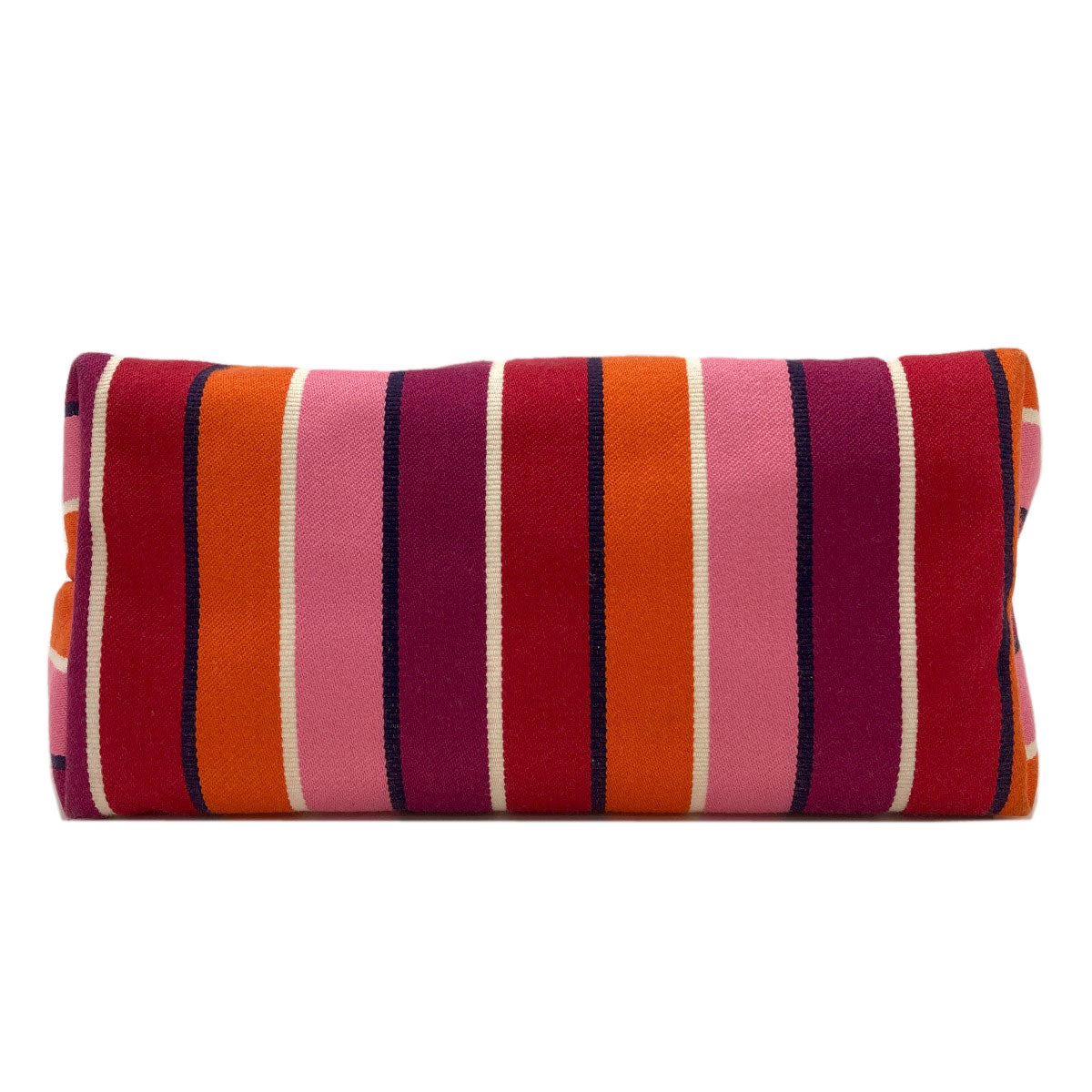 Longchamp Stripe Tote Bag Canvas Ladies [Used]