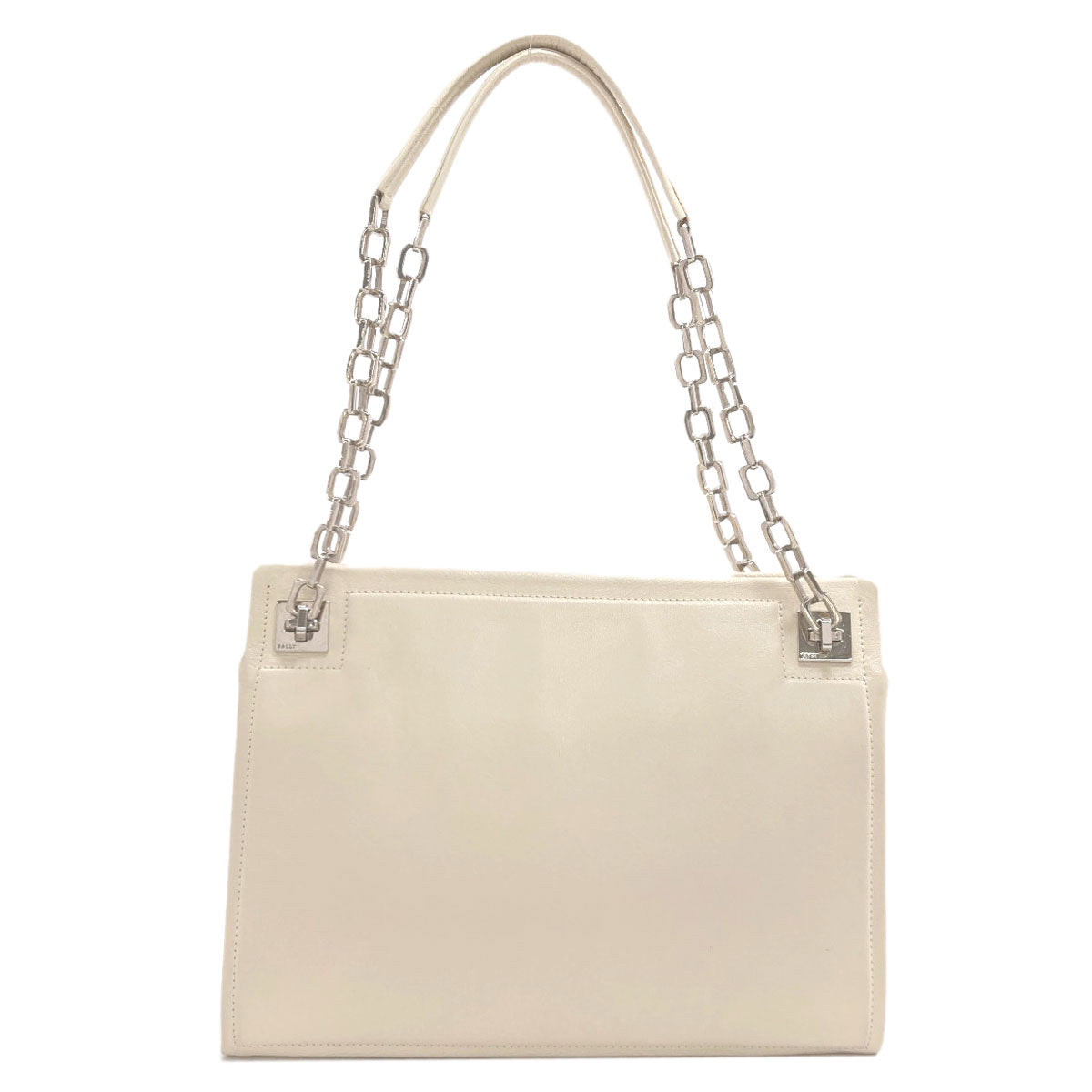 BALLY logo Tote Bag Leather Ladies [Used]