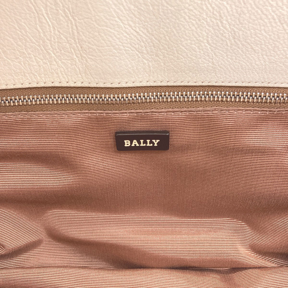 BALLY logo Tote Bag Leather Ladies [Used]