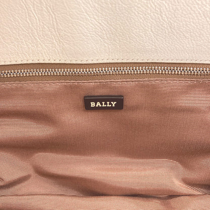 BALLY logo Tote Bag Leather Ladies [Used]