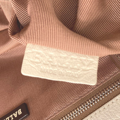 BALLY logo Tote Bag Leather Ladies [Used]