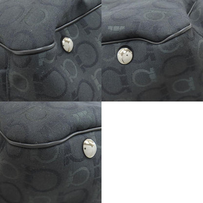 Salvatore Ferragamo GanciniHardware motif 2WAY Boston bag Canvas Ladies [Used]