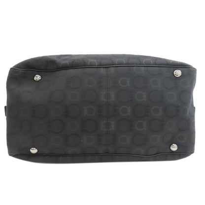 Salvatore Ferragamo GanciniHardware motif 2WAY Boston bag Canvas Ladies [Used]