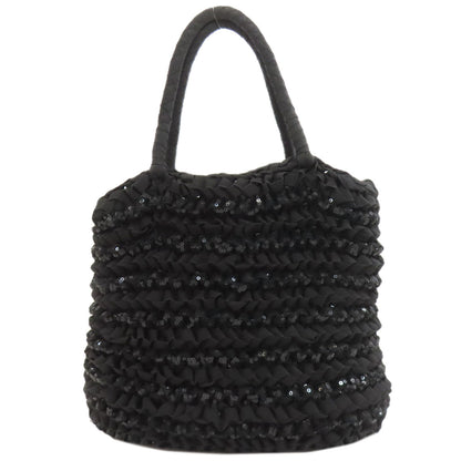 ANTEPRIMA Braided Spangle Handbag Nylon canvas Ladies [Used]