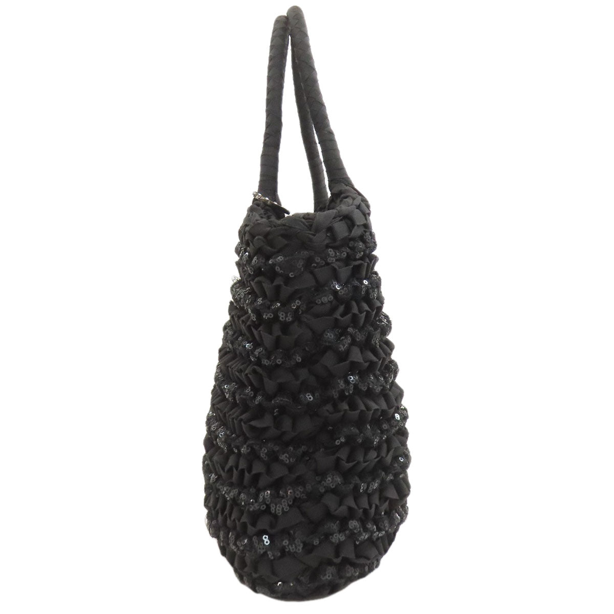 ANTEPRIMA Braided Spangle Handbag Nylon canvas Ladies [Used]