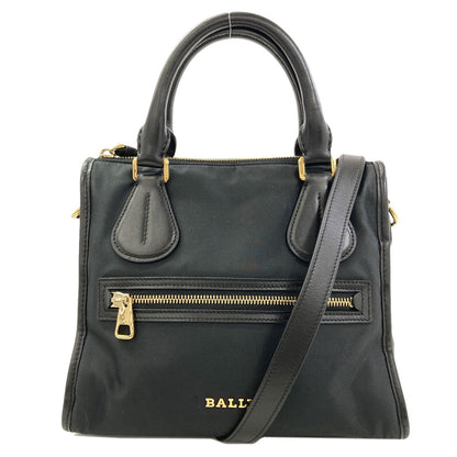 BALLY Logo 2WAY Handbag Nylon Ladies [Used]