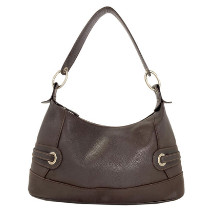 Longchamp one belt Shoulder Bag Leather Ladies [Used]
