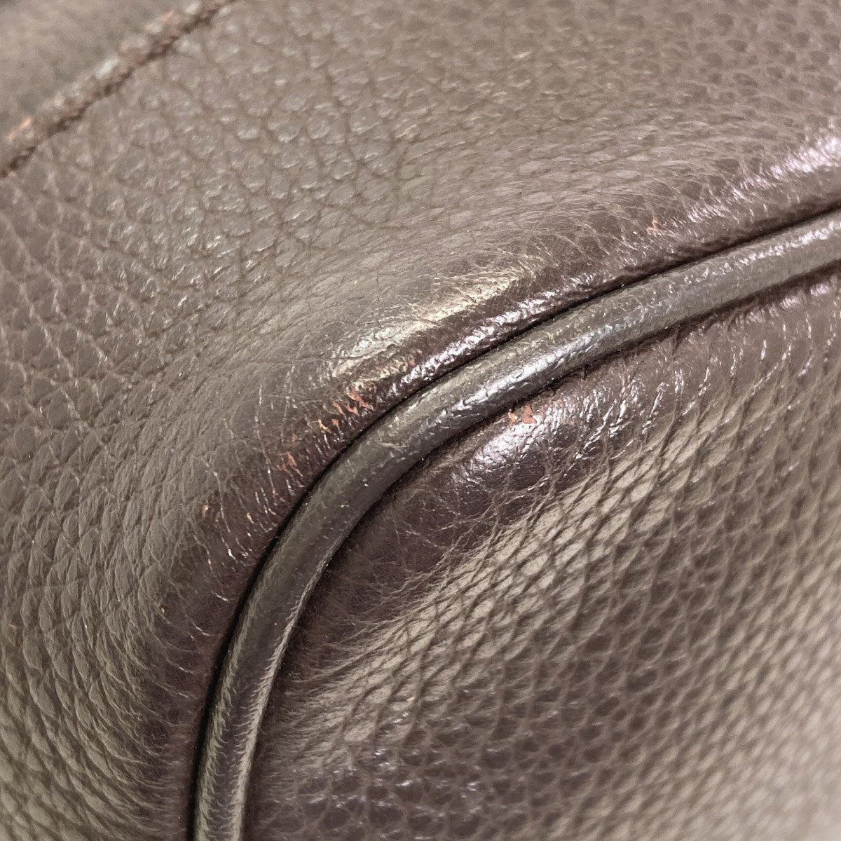 Longchamp one belt Shoulder Bag Leather Ladies [Used]