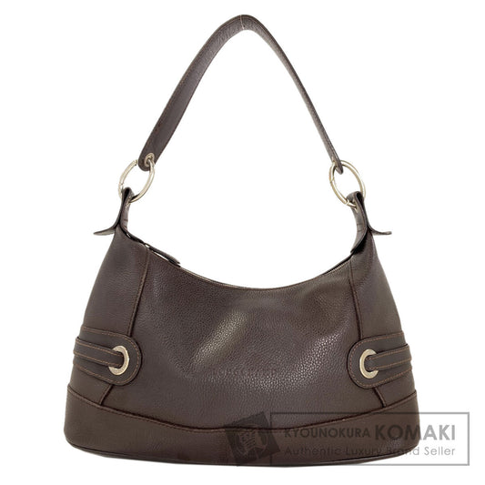 Longchamp one belt Shoulder Bag Leather Ladies [Used]