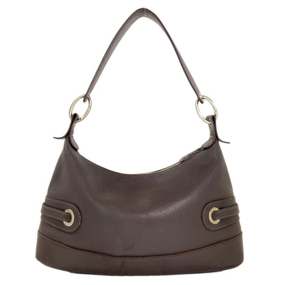 Longchamp one belt Shoulder Bag Leather Ladies [Used]