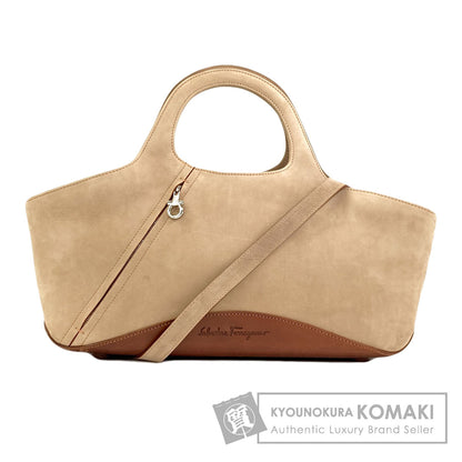 Salvatore Ferragamo 2WAY Handbag Suede Ladies [Used]
