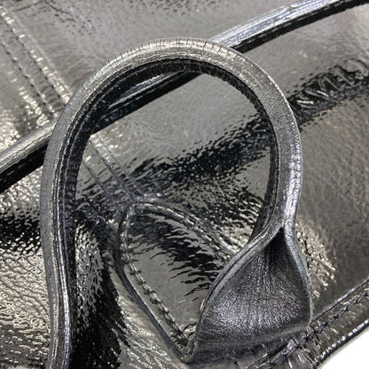 Longchamp logo Tote Bag Patent leather Ladies [Used]
