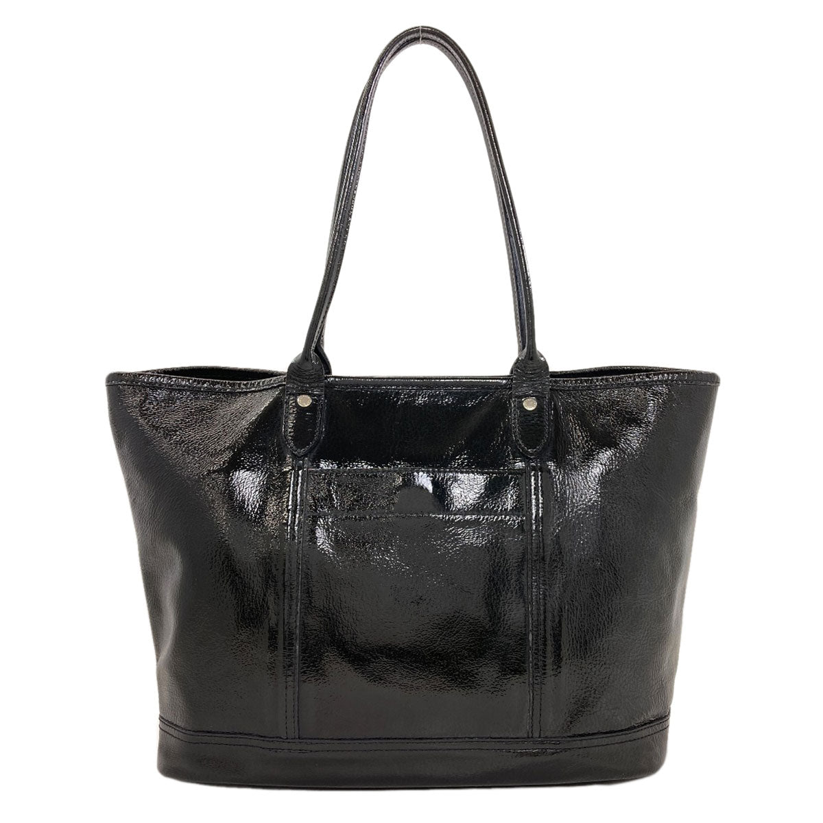 Longchamp logo Tote Bag Patent leather Ladies [Used]