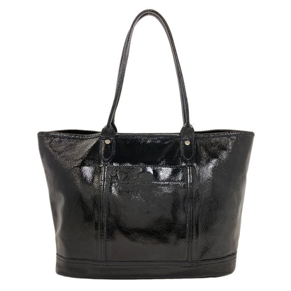 Longchamp logo Tote Bag Patent leather Ladies [Used]
