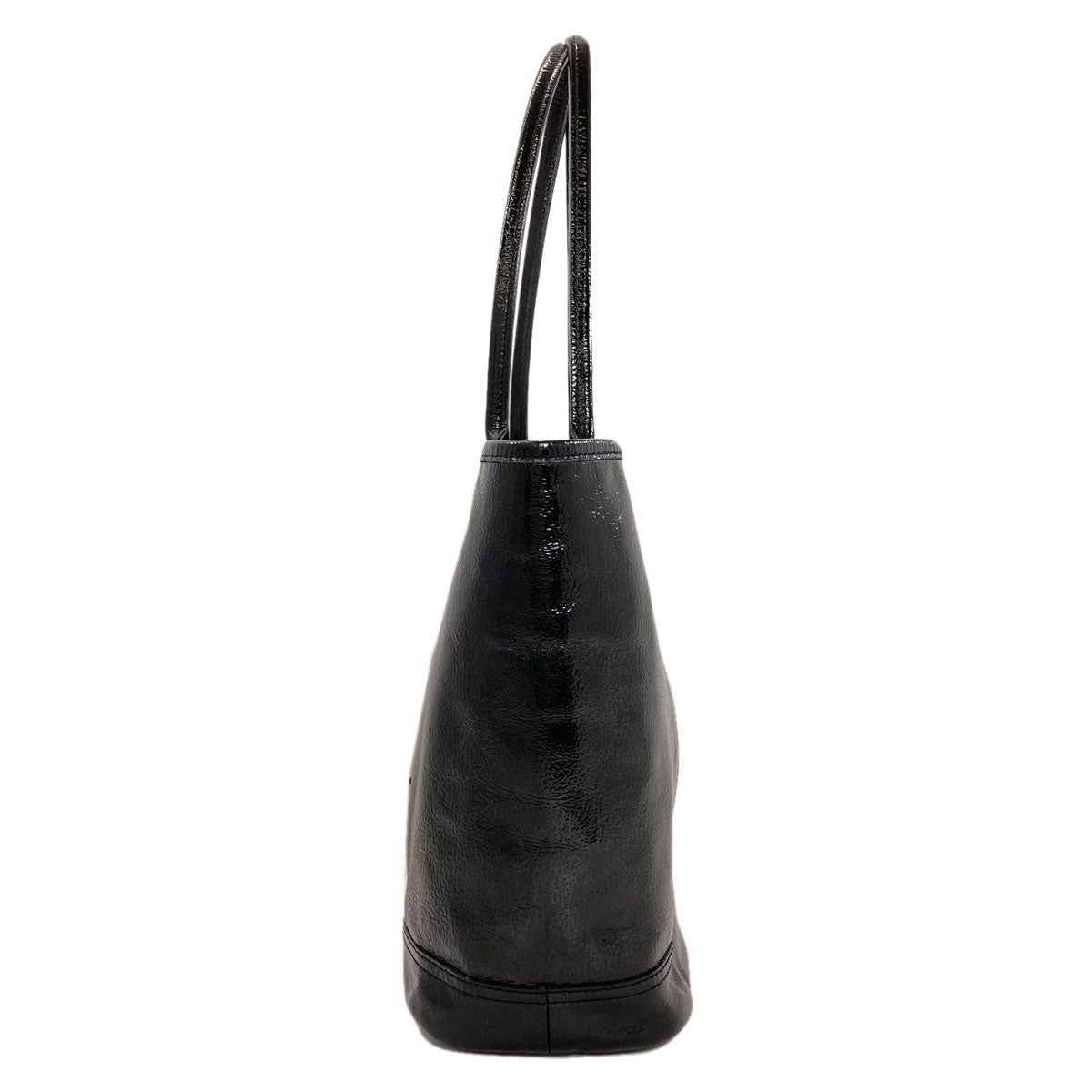 Longchamp logo Tote Bag Patent leather Ladies [Used]