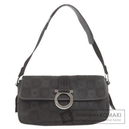 Salvatore Ferragamo one belt GanciniHardware Shoulder Bag Canvas Ladies [Used]