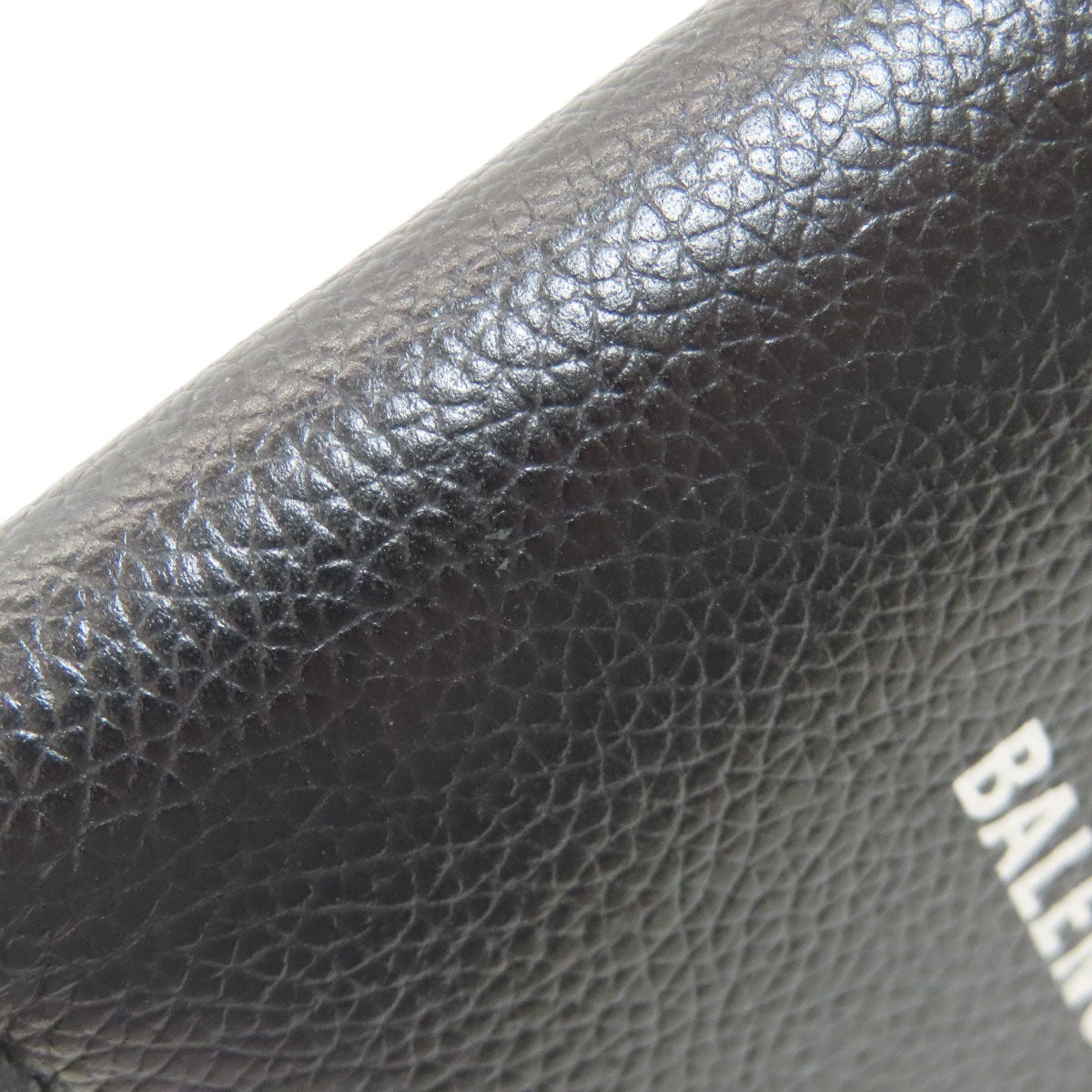 BALENCIAGA 594315 logo Bifold Wallet with Coin Pocket Leather mens [Used]