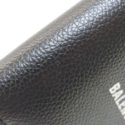 BALENCIAGA 594315 logo Bifold Wallet with Coin Pocket Leather mens [Used]