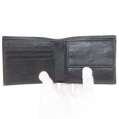 BALENCIAGA 594315 logo Bifold Wallet with Coin Pocket Leather mens [Used]