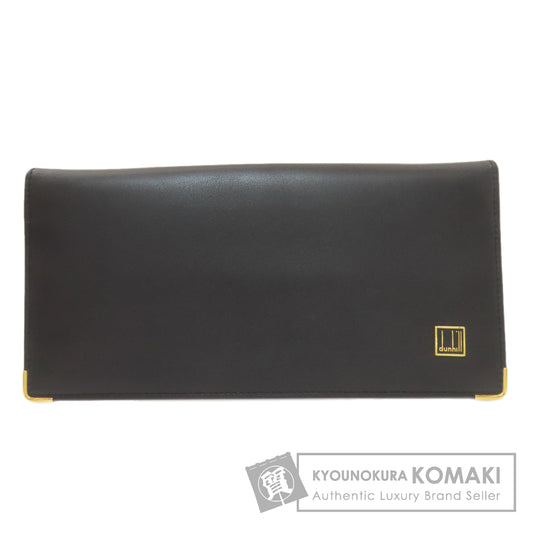 Dunhill logo Long wallet (with coin pocket) Leather mens [Used]