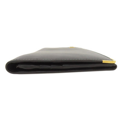 Dunhill logo Long wallet (with coin pocket) Leather mens [Used]