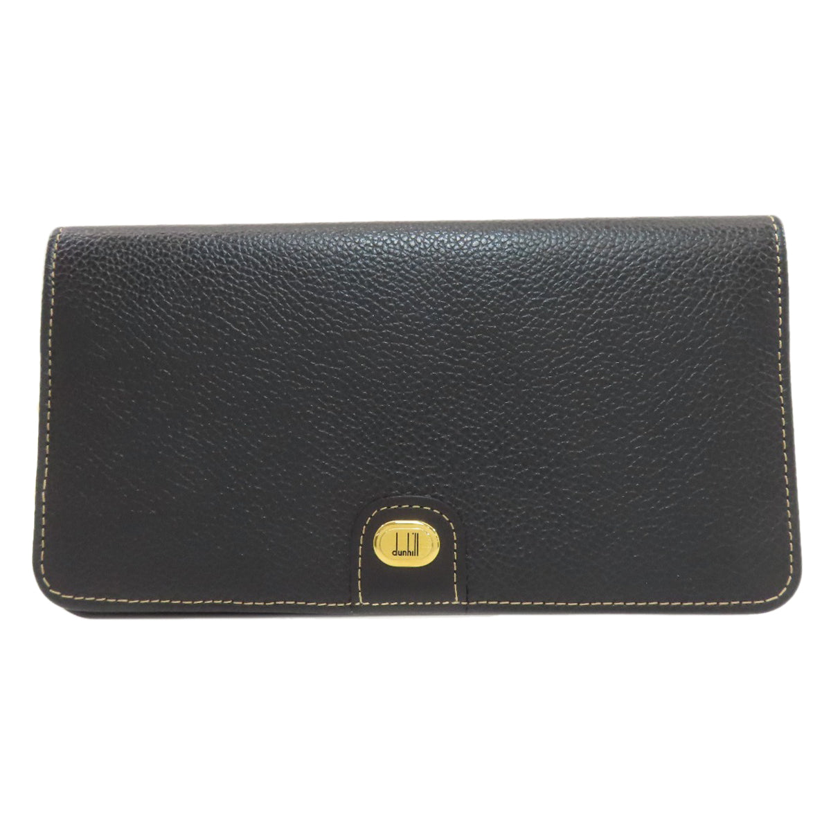 Dunhill logo Long wallet (no coin pocket) Leather Ladies [Used]