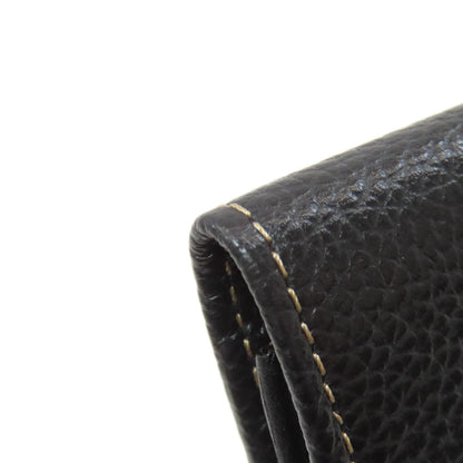 Dunhill logo Long wallet (no coin pocket) Leather Ladies [Used]