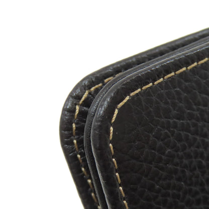 Dunhill logo Long wallet (no coin pocket) Leather Ladies [Used]