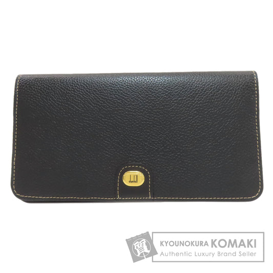 Dunhill logo Long wallet (no coin pocket) Leather Ladies [Used]