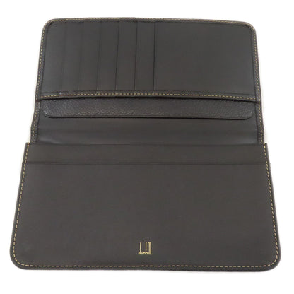Dunhill logo Long wallet (no coin pocket) Leather Ladies [Used]