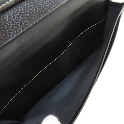 Dunhill logo Long wallet (no coin pocket) Leather Ladies [Used]