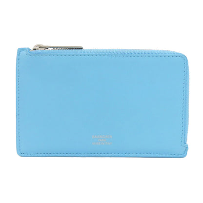 BALENCIAGA 736734 L-shaped fragment case coin purse Card Case Calf Ladies [Used]