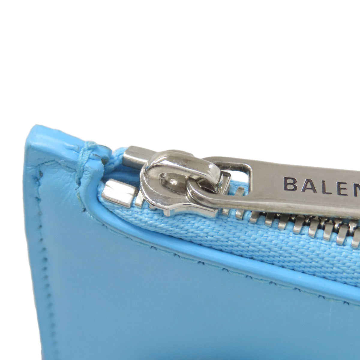BALENCIAGA 736734 L-shaped fragment case coin purse Card Case Calf Ladies [Used]