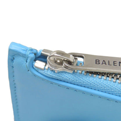 BALENCIAGA 736734 L-shaped fragment case coin purse Card Case Calf Ladies [Used]