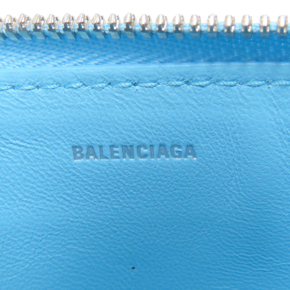BALENCIAGA 736734 L-shaped fragment case coin purse Card Case Calf Ladies [Used]