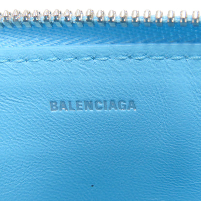 BALENCIAGA 736734 L-shaped fragment case coin purse Card Case Calf Ladies [Used]