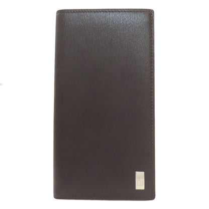 Dunhill sidecar Long wallet (no coin pocket) Leather mens [Used]