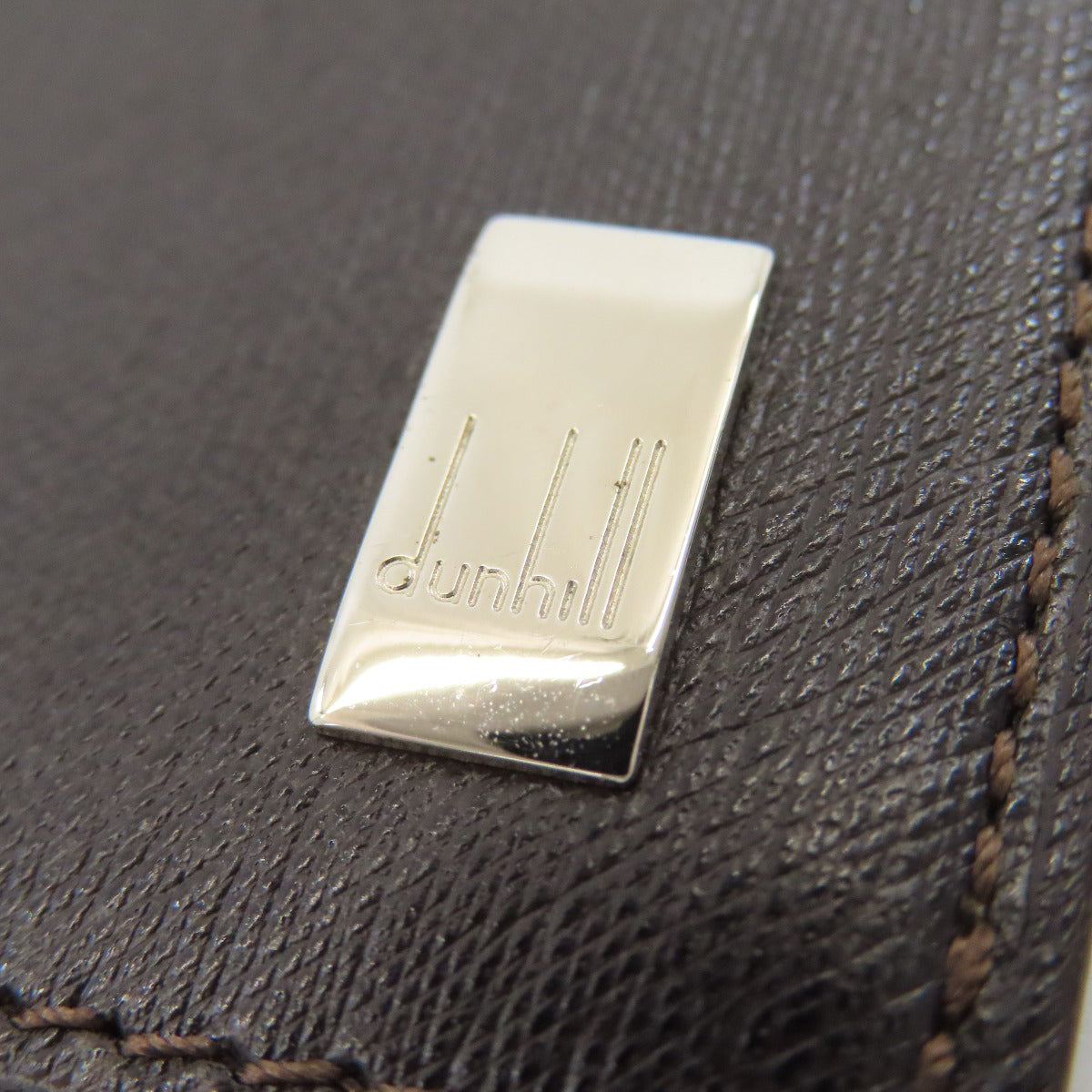 Dunhill sidecar Long wallet (no coin pocket) Leather mens [Used]