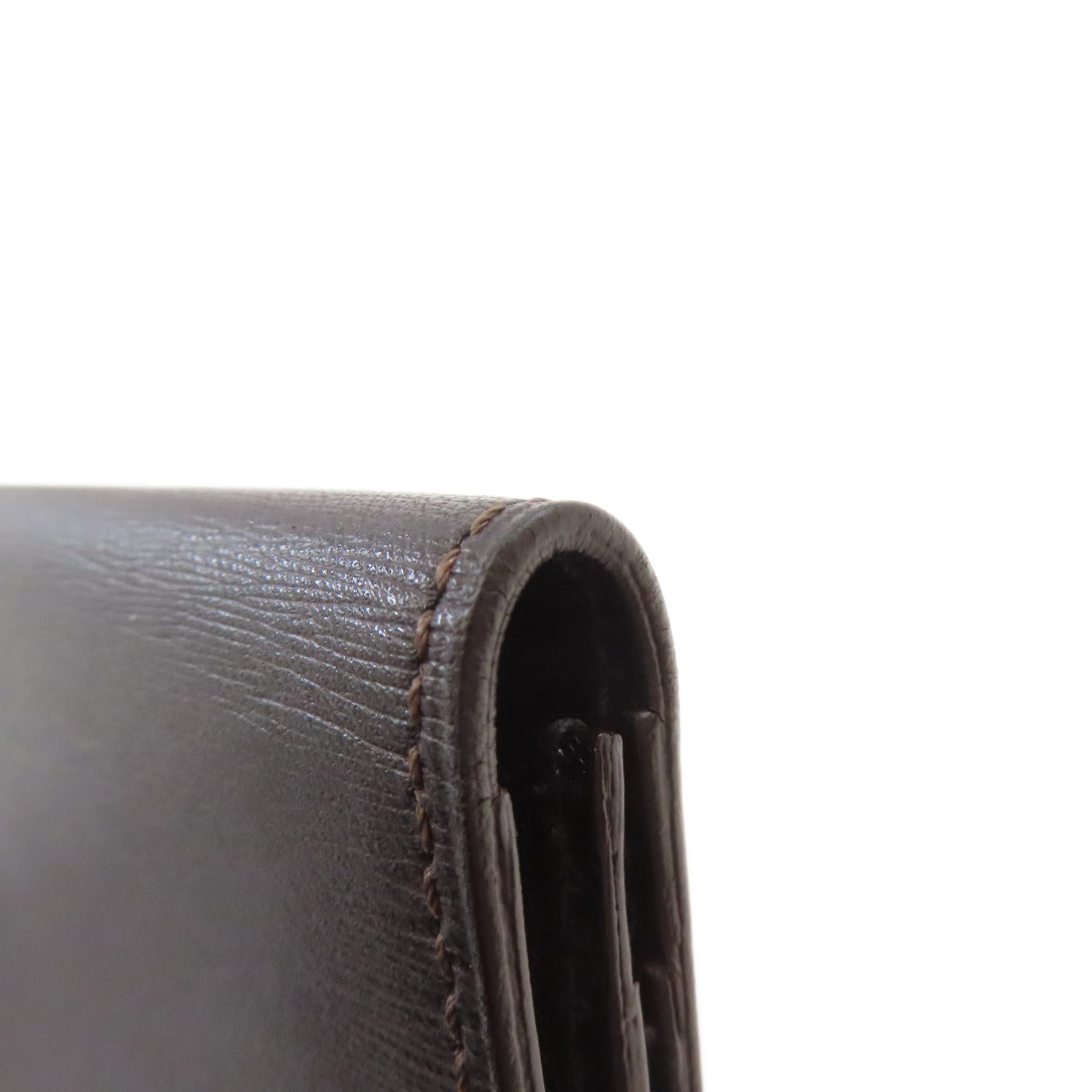 Dunhill sidecar Long wallet (no coin pocket) Leather mens [Used]
