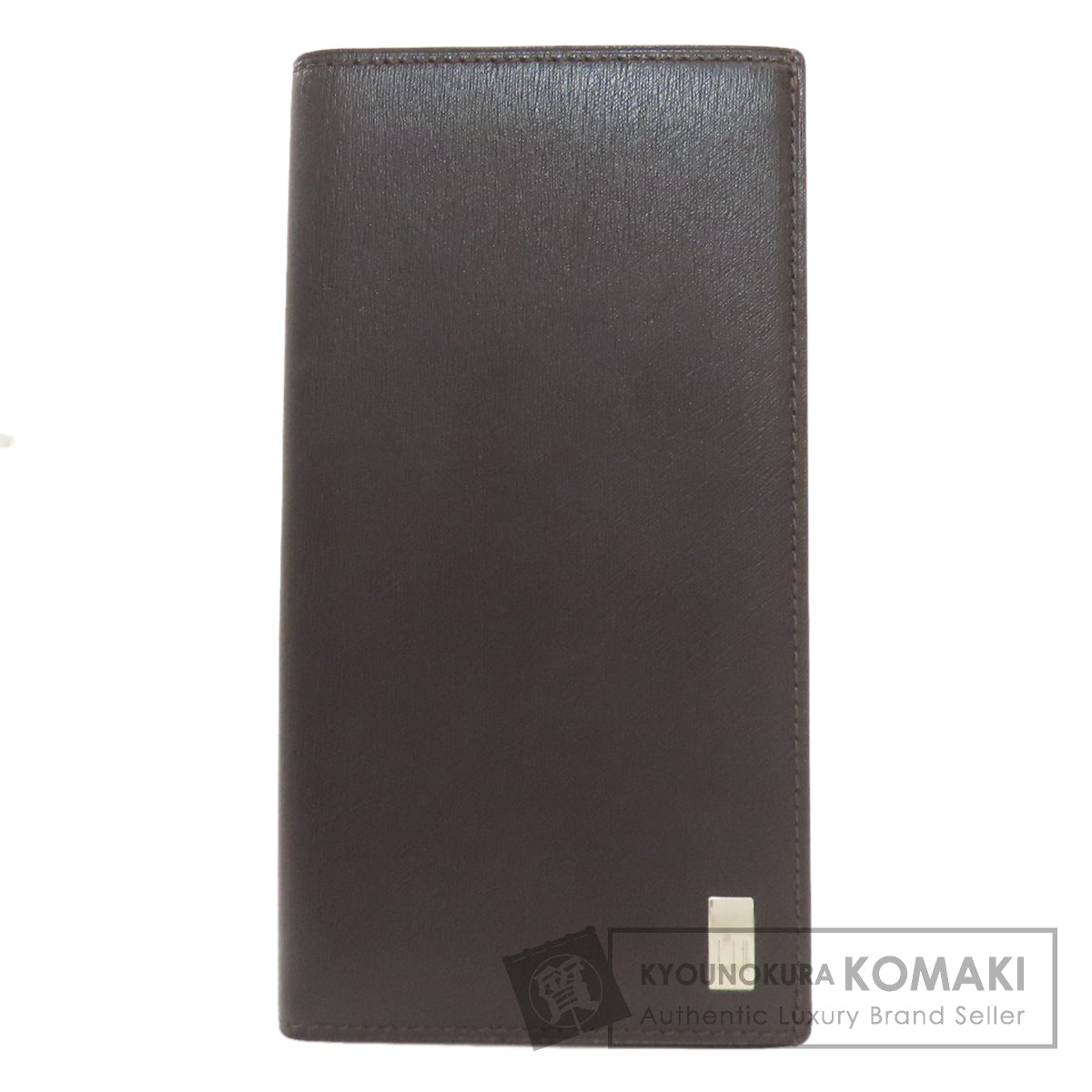 Dunhill sidecar Long wallet (no coin pocket) Leather mens [Used]