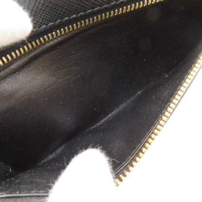 PRADA Logo Hardware Long wallet (with coin pocket) Safiano Ladies [Used]