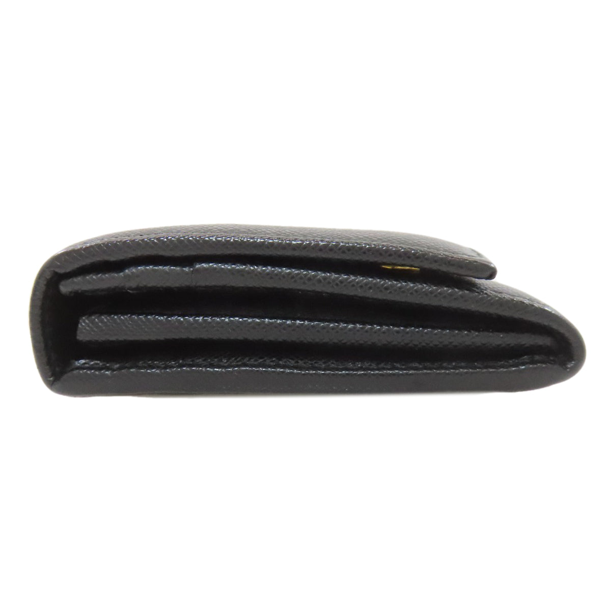 PRADA Logo Hardware Long wallet (with coin pocket) Safiano Ladies [Used]