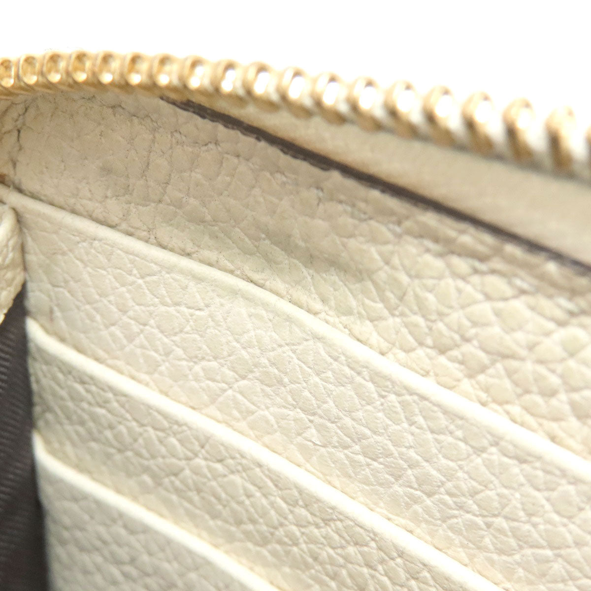 GUCCI 570661 Zumi Long wallet (with coin pocket) Leather Ladies [Used]