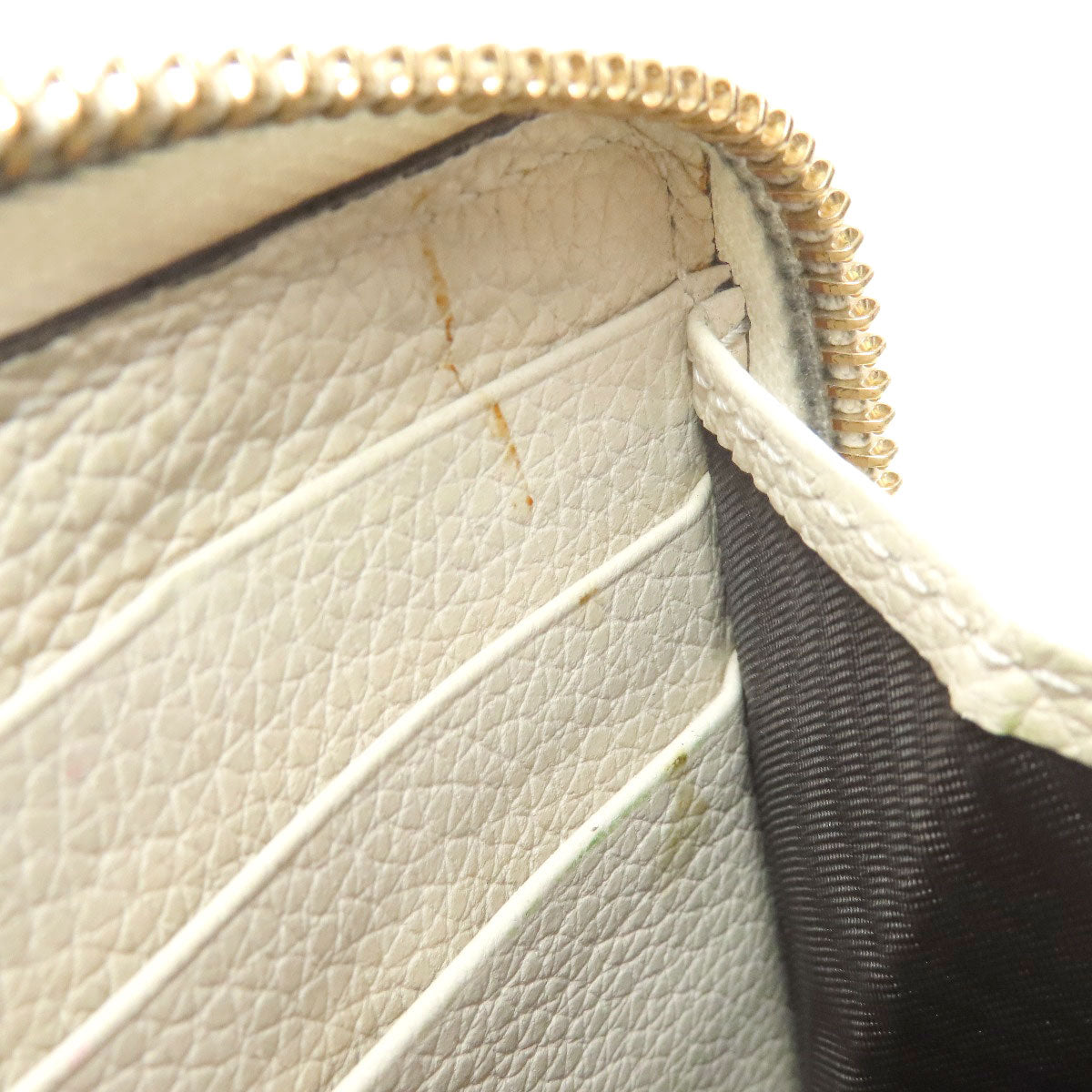 GUCCI 570661 Zumi Long wallet (with coin pocket) Leather Ladies [Used]