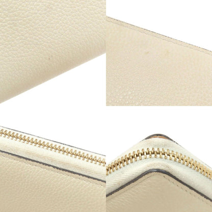 GUCCI 570661 Zumi Long wallet (with coin pocket) Leather Ladies [Used]