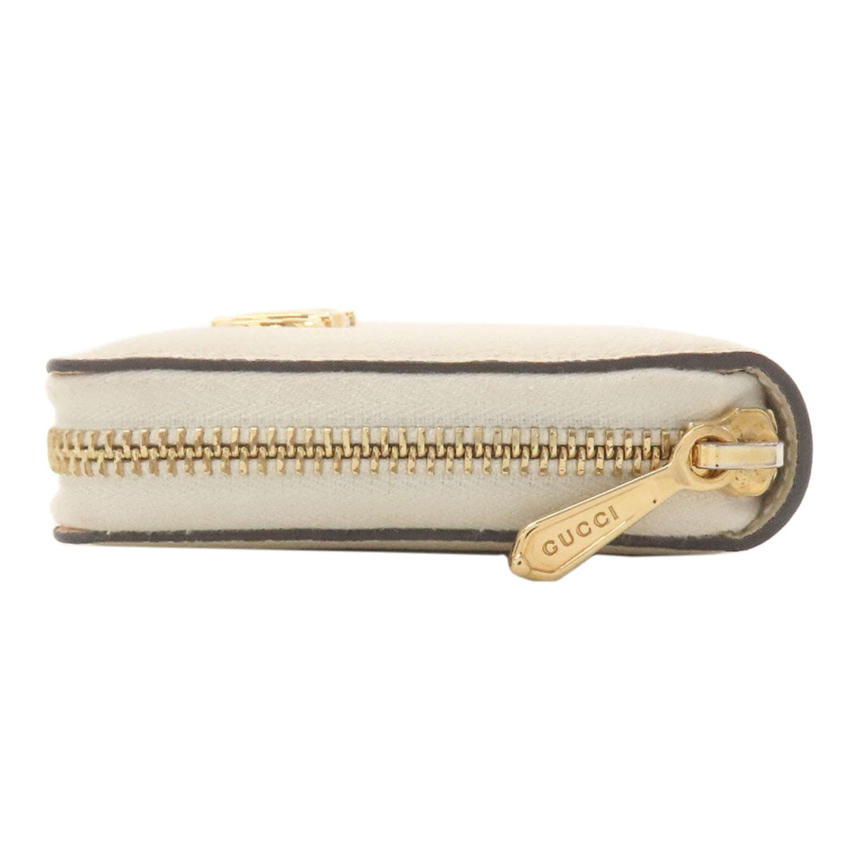 GUCCI 570661 Zumi Long wallet (with coin pocket) Leather Ladies [Used]