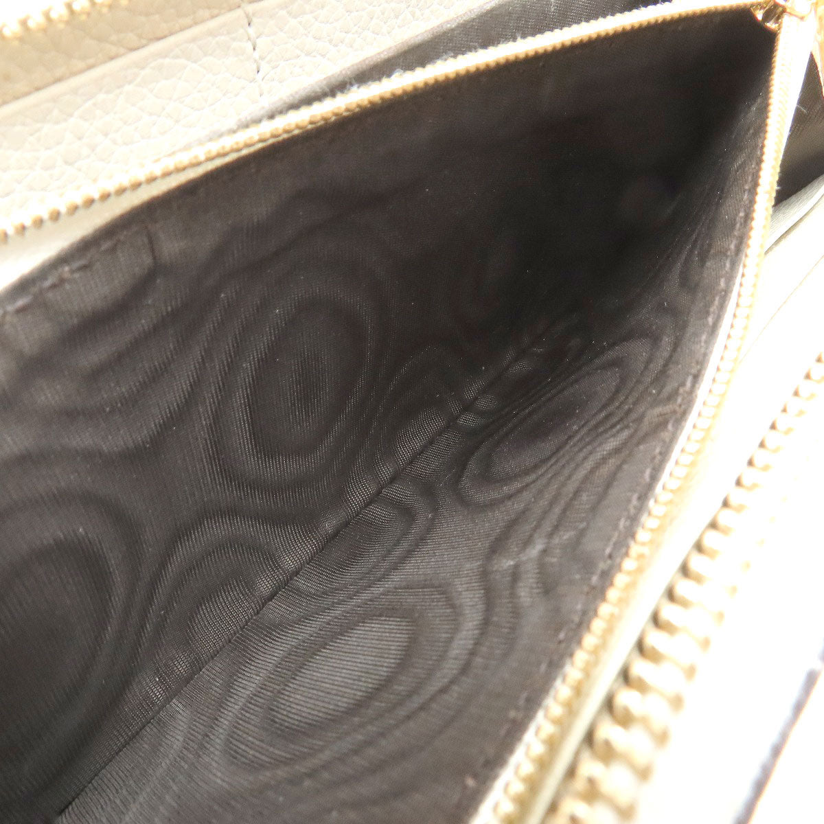 GUCCI 570661 Zumi Long wallet (with coin pocket) Leather Ladies [Used]
